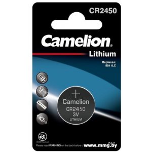 Купить Батарейка Camelion CR2450 BTR-CML-024 в Минске, доставка по Беларуси