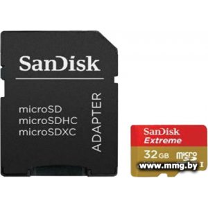 SanDisk 32Gb microSDHC Extreme SDSQXAF-032G-GN6MA